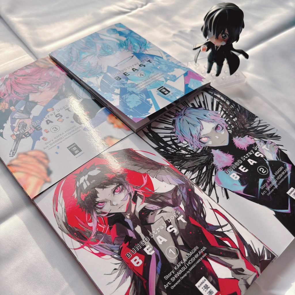 Mystery Manga vom Verlag Egmont "Bungou Stray Dogs Beast" Cover Band 1 bis 4